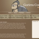 Gorirra Wireframe - about page