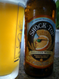 shock-top-belgian-white shocking that the king of beers made a witbier