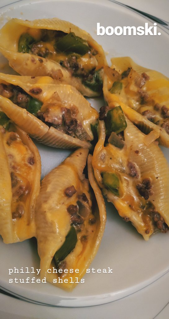 Philly Cheesesteak Stuffed Shells