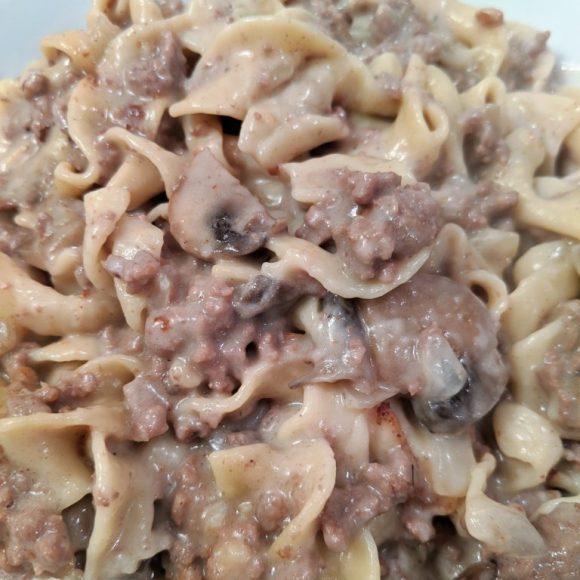 Instant pot beef stroganoff