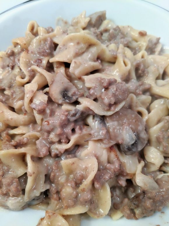 Instant pot beef stroganoff
